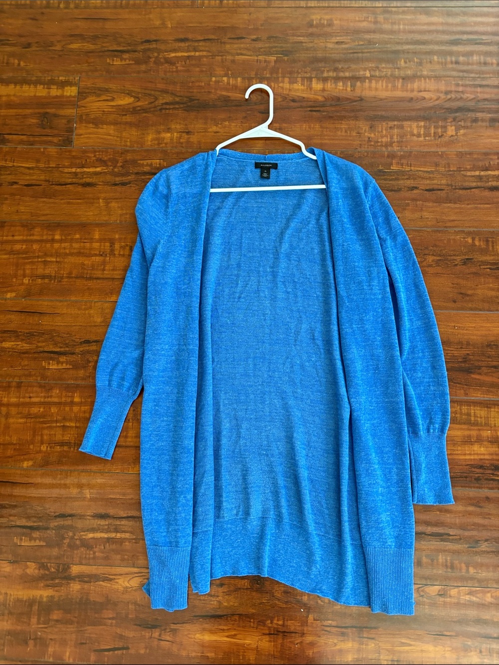 Halogen Open-Front Royal Blue Cardigan Sweater